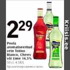 Allahindlus - Poola aromatiseeritud vein Totino Blanco, Cherry või Lime