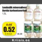 Allahindlus - Looduslik mineraalvesi Darida karboniseeritud 1,5 l