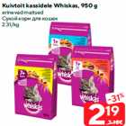 Kuivtoit kassidele Whiskas, 950 g

