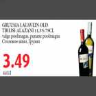 Allahindlus - GRUUSIA LAUAVEIN OLD TBILISI ALAZANI 11,5% 75CL valge poolmagus, punane poolmagus