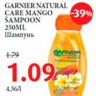 GARNIER NATURAL CARE MANGO ŠAMPOON 250ML