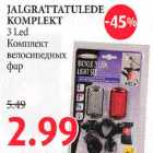 Allahindlus - JALGRATTATULEDE KOMPLEKT 3 Led