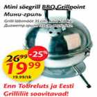 Allahindlus - Mini söegrill BBO Grillpoint