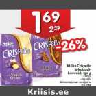 Allahindlus - Milka Crispello
šokolaadikommid,
150 g