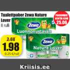 Allahindlus - Tualettpaber Zeva Nature Lover 