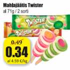 Allahindlus - Mahlajäätis Twister al 71 g / 2 sorti