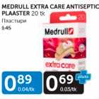 MEDRULL EXTRA CARE ANTISERTIC PLAASTER 20 TK