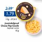 Allahindlus - Juustukrõpsud Cheese Pop Gouda, 65 g