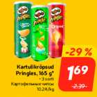 Kartulikrõpsud
Pringles, 165 g*