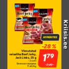 Allahindlus - Vinnutatud
veiseliha Beef Jerky,
Jack Lin`ks, 25 g 