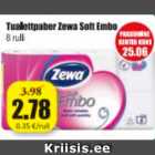 Tualettpaber Zewa Soft Embo