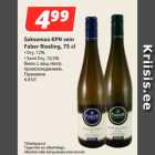 Allahindlus - Saksamaa KPN vein
Faber Riesling, 75 cl