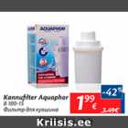 Allahindlus - Kannufilter Aquaphor