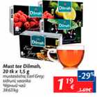 Allahindlus - Must tee Dilmah, 20 tk x 1,5 g