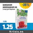 Allahindlus - DANSUKKER MOOSISUHKUR 1 KG