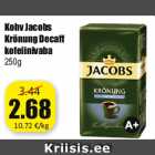 Kohv Jacobs
Krönung Decaff
kofeiinivaba
250g