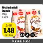 Röstitud müsli
Granola