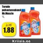 Allahindlus - Torude
puhastusvahend
Mr.Muscle
1L