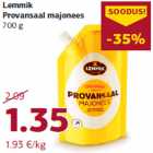 Lemmik
Provansaal majonees
700 g