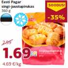 Allahindlus - Eesti Pagar
singi-juustupirukas
360 g