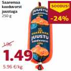 Allahindlus - Saaremaa
keeduvorst
juustuga
250 g