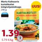 Allahindlus - Marta Kulinaaria
kartulikotlet
köögiviljatäidisega
240 g