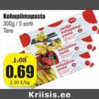 Kohupiimapasta
300g / 3 sorti
Tere