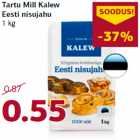 Allahindlus - Tartu Mill Kalew
Eesti nisujahu
1 kg