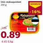 Allahindlus - Uvic maksapasteet
200 g