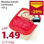 Allahindlus - Mamma kartulivorstisalat
400 g