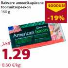 Allahindlus - Rakvere ameerikapärane
toorsuitsupeekon
150 g