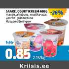 SAARE JOGURTIKREEM 400 G