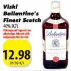 Allahindlus - Viski Ballantine"s Finest Scotch 40%, 0,7l