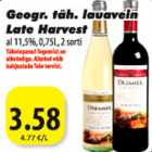 Allahindlus - Geogr.täh.lauavein Late Harvest al 11,5%,0,75L