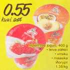 Allahindlus - Alpenrose jogurt,400 g .lеivа-рähkli . virsiku
. maasika 