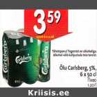 Allahindlus - Õlu Carlsberg,5%, 6 х 50сl