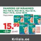 Mähkmed - PAMPERS GP MÄHKMED