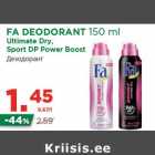 Allahindlus - FA DEODORANT 150 ml