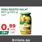 Allahindlus - MINU ROOTSI SALAT
860 g/520 g