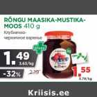 Allahindlus - RÕNGU MAASIKA-MUSTIKAMOOS
410 g