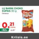 Allahindlus - LU BARNI CHOKO
KÜPSIS 30 g