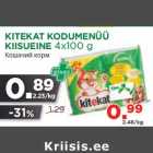 Allahindlus - KITEKAT KODUMENÜÜ KIISUEINE 4x100 g