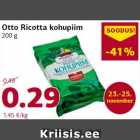 Allahindlus - Otto Ricotta kohupiim
200 g