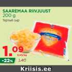 Allahindlus - SAAREMAA RIIVJUUST
200 g