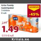 Allahindlus - Grite Family
tualettpaber