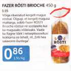 FAZER RÖSTI BRIOCHE 450 G