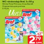 WC-värskendaja Bref, 3 x 50 g

