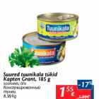 Allahindlus - Suured tuunikala tükid Kapten Grant, 185 g