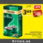 Allahindlus - Jacobs Krönung
jahvatatud kohv, 500 g