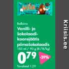 Allahindlus - Balbiino Vanilli- ja šokolaadikoorejäätis piimašokolaadis 150 ml